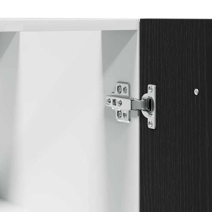 Bundskabinet sort eg 60x46x81,5 cm Ingeniørtræ