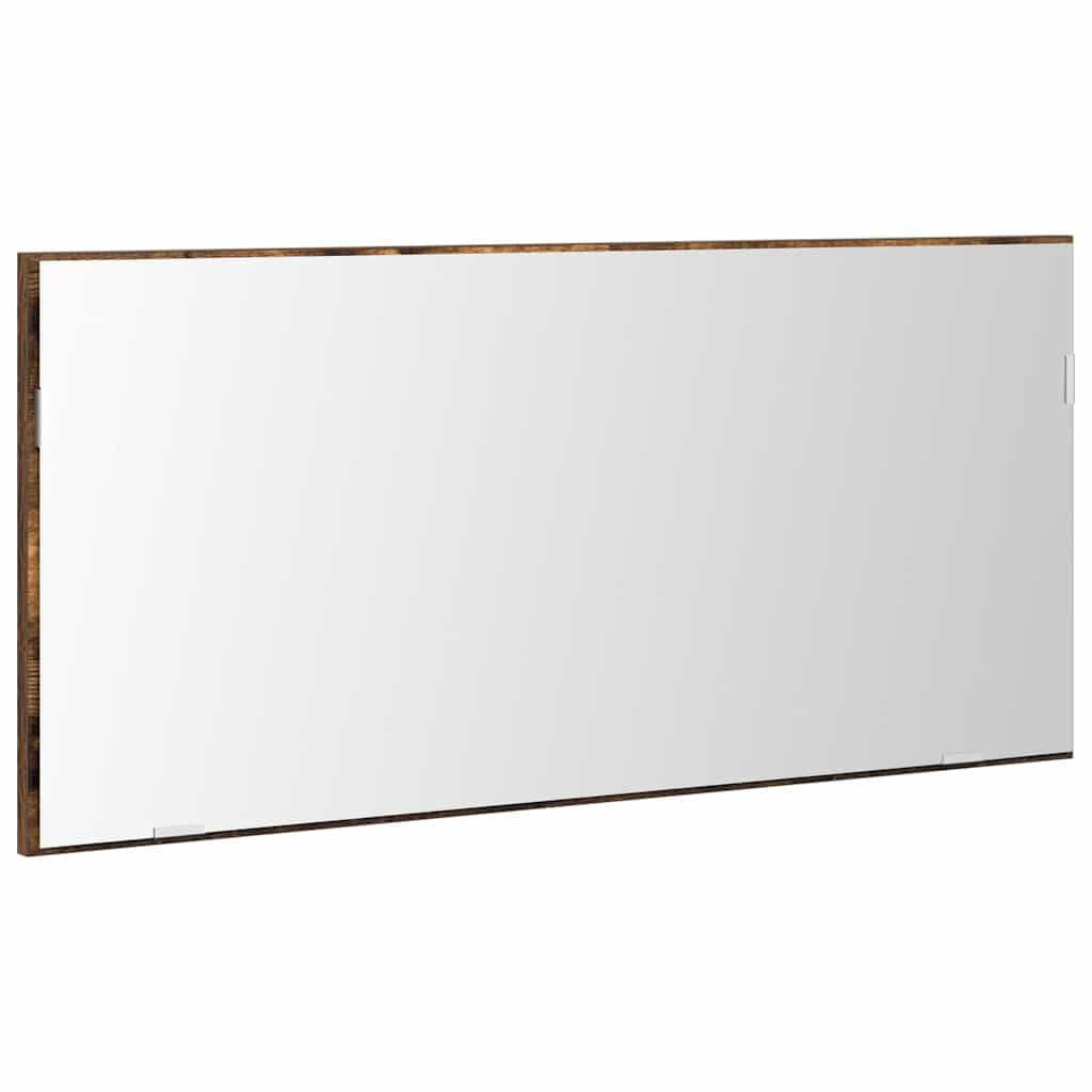 Spejl Brun 80 x 37 cm Glas og Ingeniørtræ