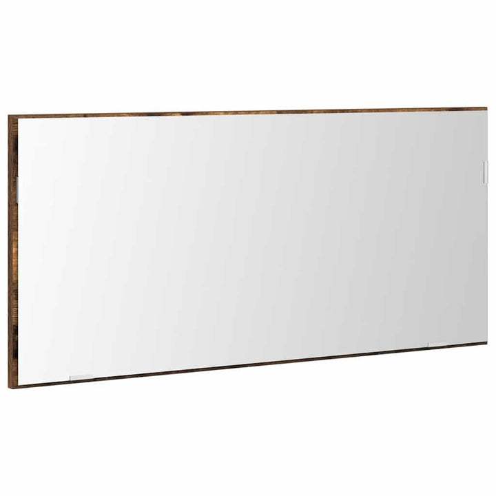 Spejl Brun 80 x 37 cm Glas og Ingeniørtræ