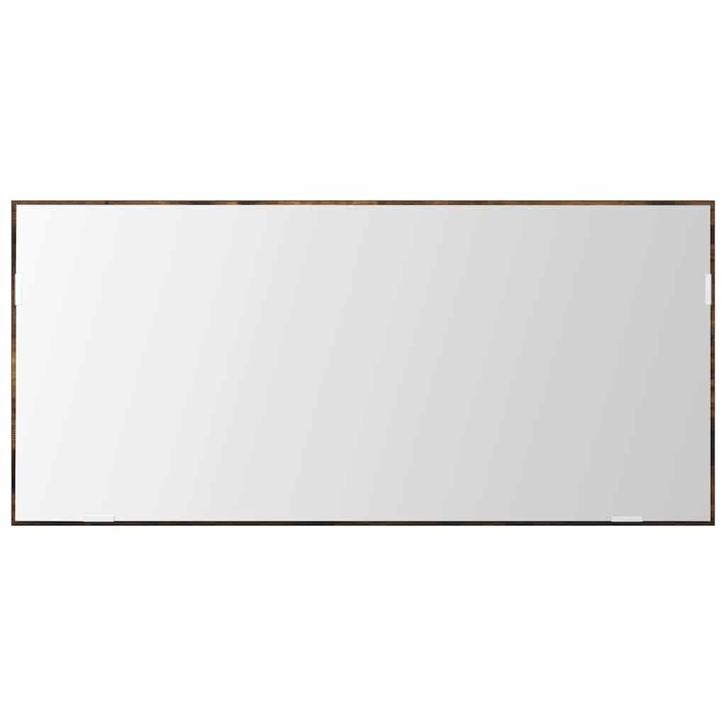 Spejl Brun 80 x 37 cm Glas og Ingeniørtræ