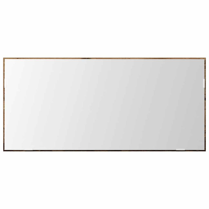Spejl Gammelt træ 80 x 37 cm Glas og Ingeniørtræ