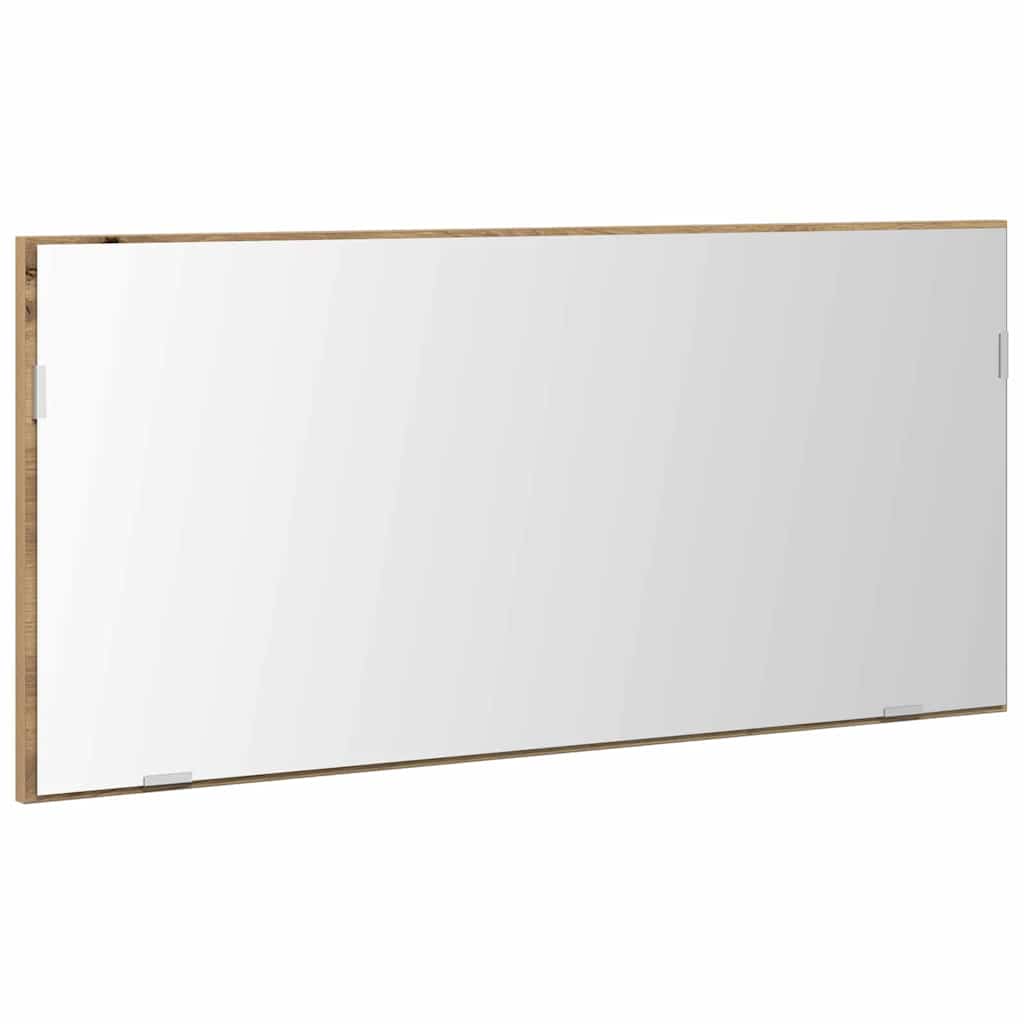 Spejl artisan eg 80 x 37 cm Glas og Ingeniørtræ
