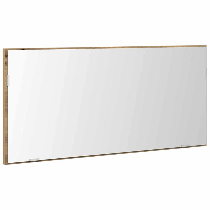 Spejl artisan eg 80 x 37 cm Glas og Ingeniørtræ