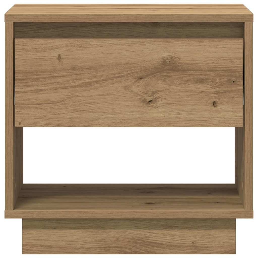 Natbord Artisan Egetræ 45 x 34 x 44 cm Konstrueret træ