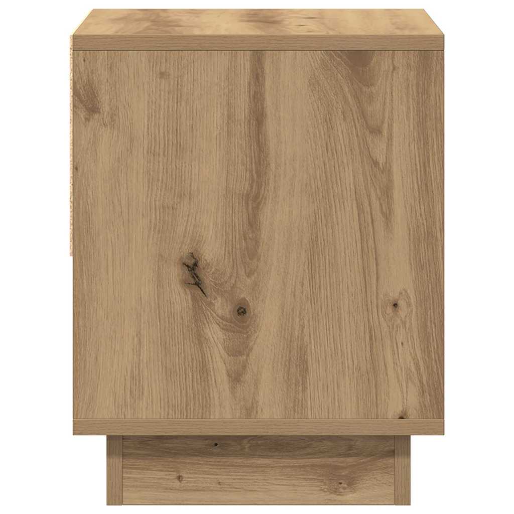 Natbord 2 pcs Artisan Egetræ 45 x 34 x 44 cm Konstrueret træ