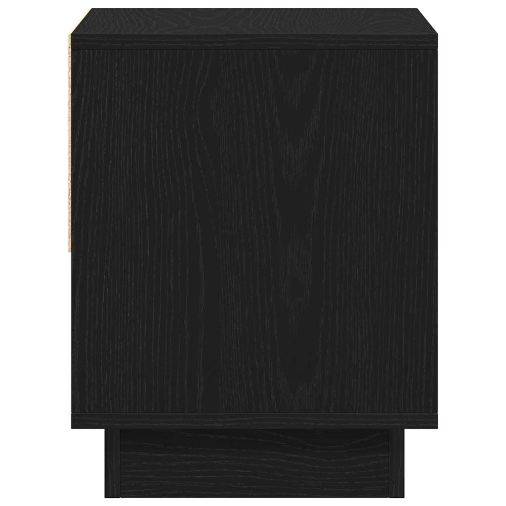Natbord Sort eg 45 x 34 x 44 cm Konstrueret træ
