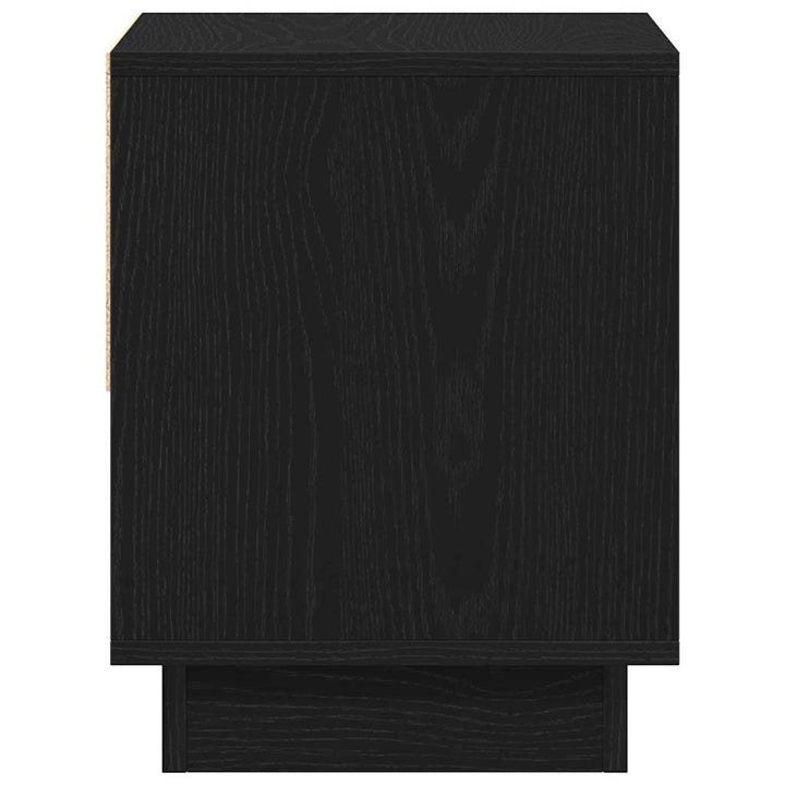 Natbord Sort eg 45 x 34 x 44 cm Konstrueret træ
