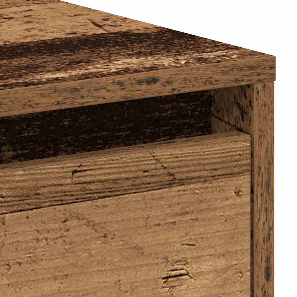 Natskab 2 pcs Gammelt træ 45 x 34 x 44,5 cm Konstrueret træ