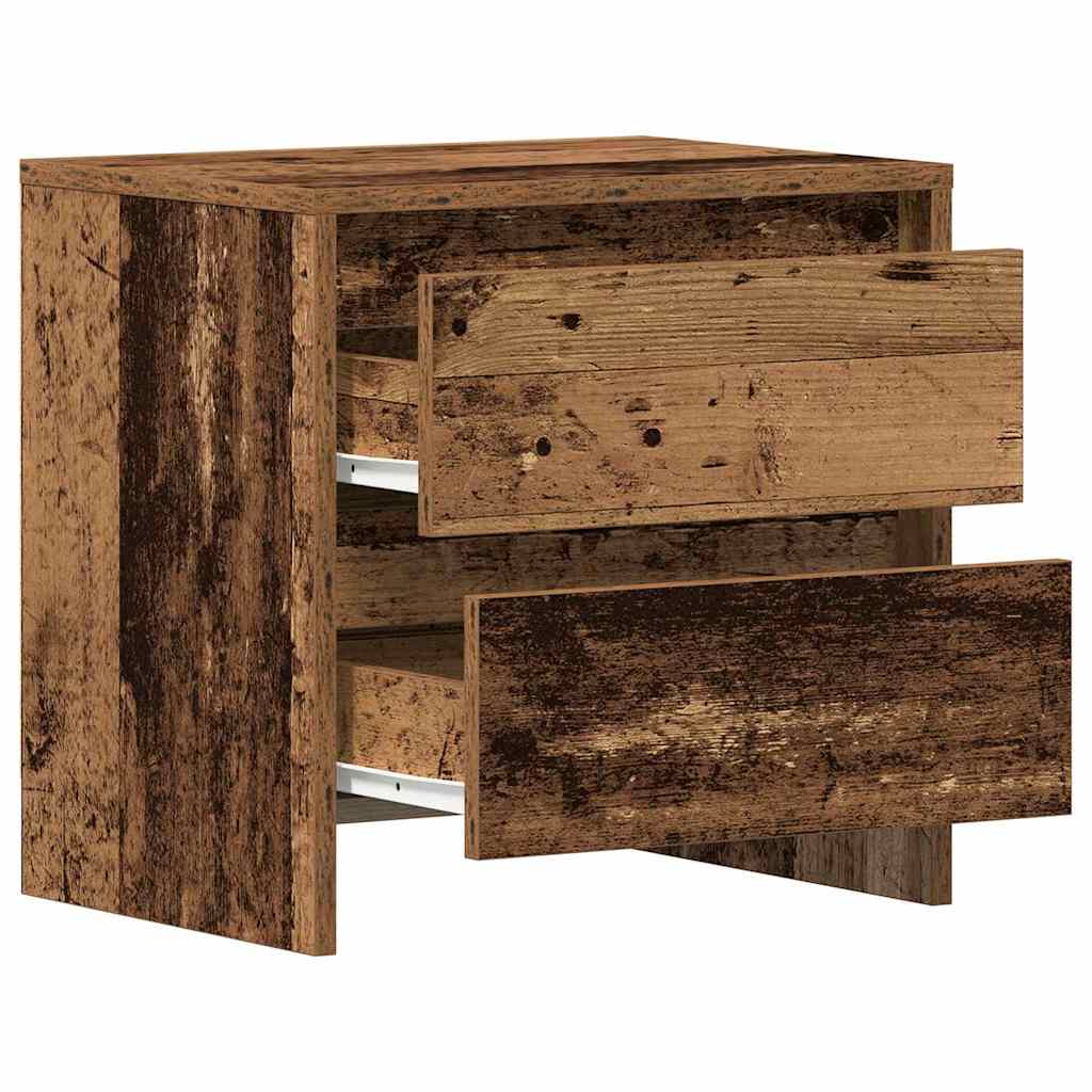 Natskab 2 pcs Gammelt træ 45 x 34 x 44,5 cm Konstrueret træ