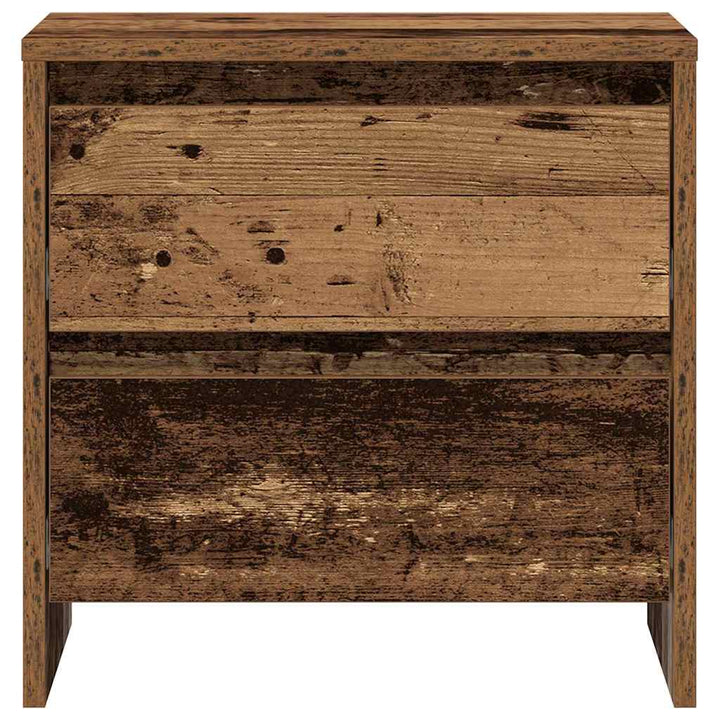 Natskab 2 pcs Gammelt træ 45 x 34 x 44,5 cm Konstrueret træ