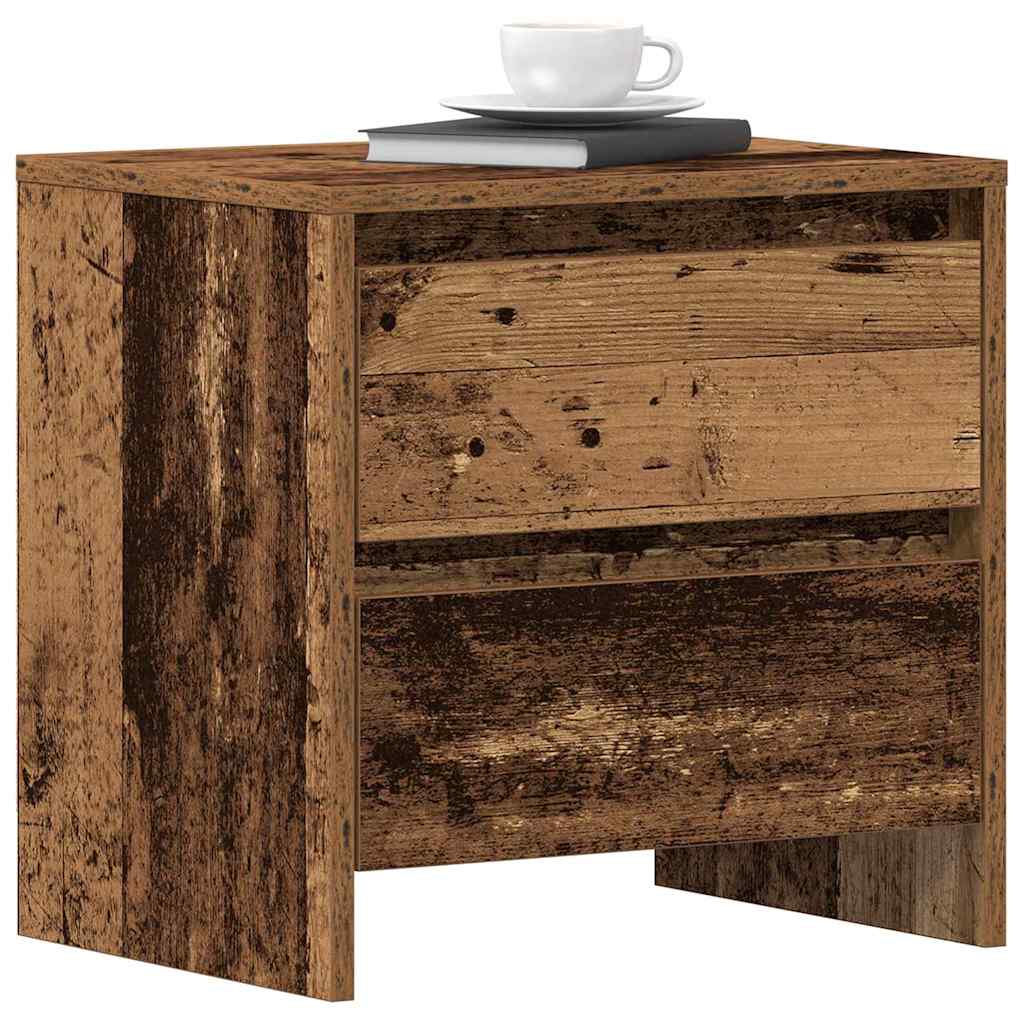 Natskab 2 pcs Gammelt træ 45 x 34 x 44,5 cm Konstrueret træ