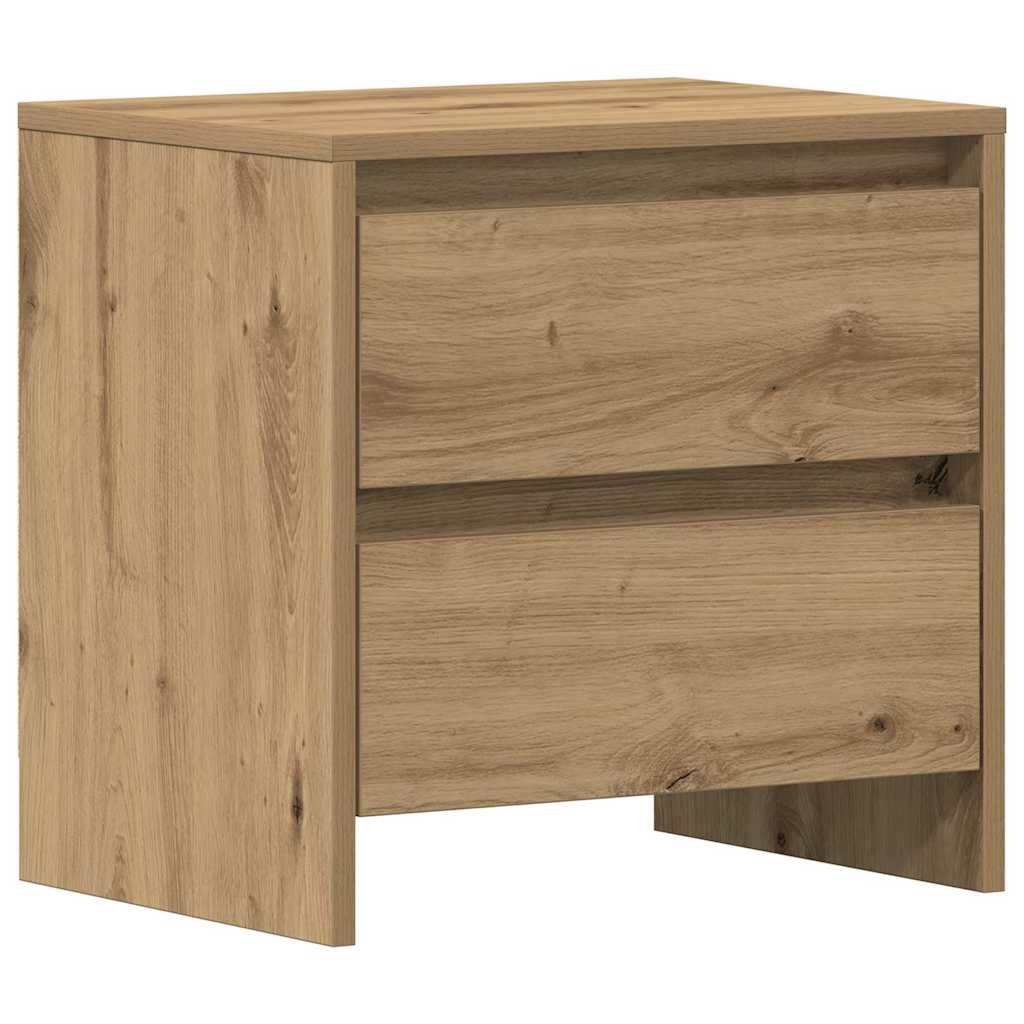 Natskab 2 pcs Artisan Egetræ 45 x 34 x 44,5 cm Konstrueret træ