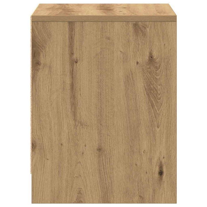Natskab 2 pcs Artisan Egetræ 45 x 34 x 44,5 cm Konstrueret træ