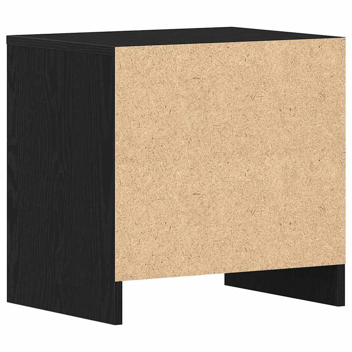 Natskab med skuffe Sort eg 45 x 34 x 44,5 cm Konstrueret træ