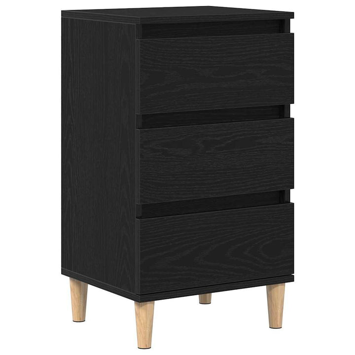 Natskab Sort eg 40 x 35 x 70 cm Konstrueret træ