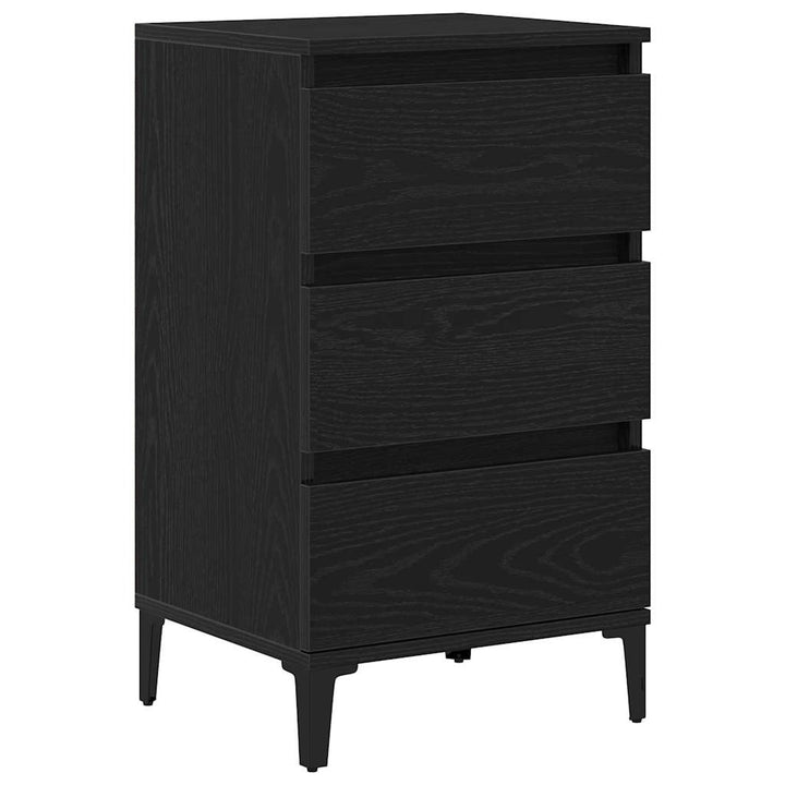 Natskab Sort eg 45 x 35 x 44 cm Konstrueret træ