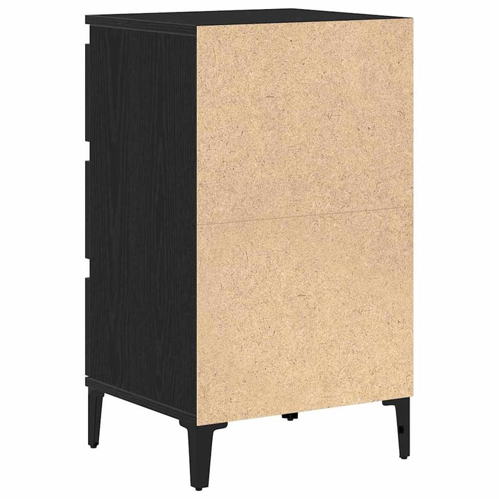 Natskab Sort eg 45 x 35 x 44 cm Konstrueret træ