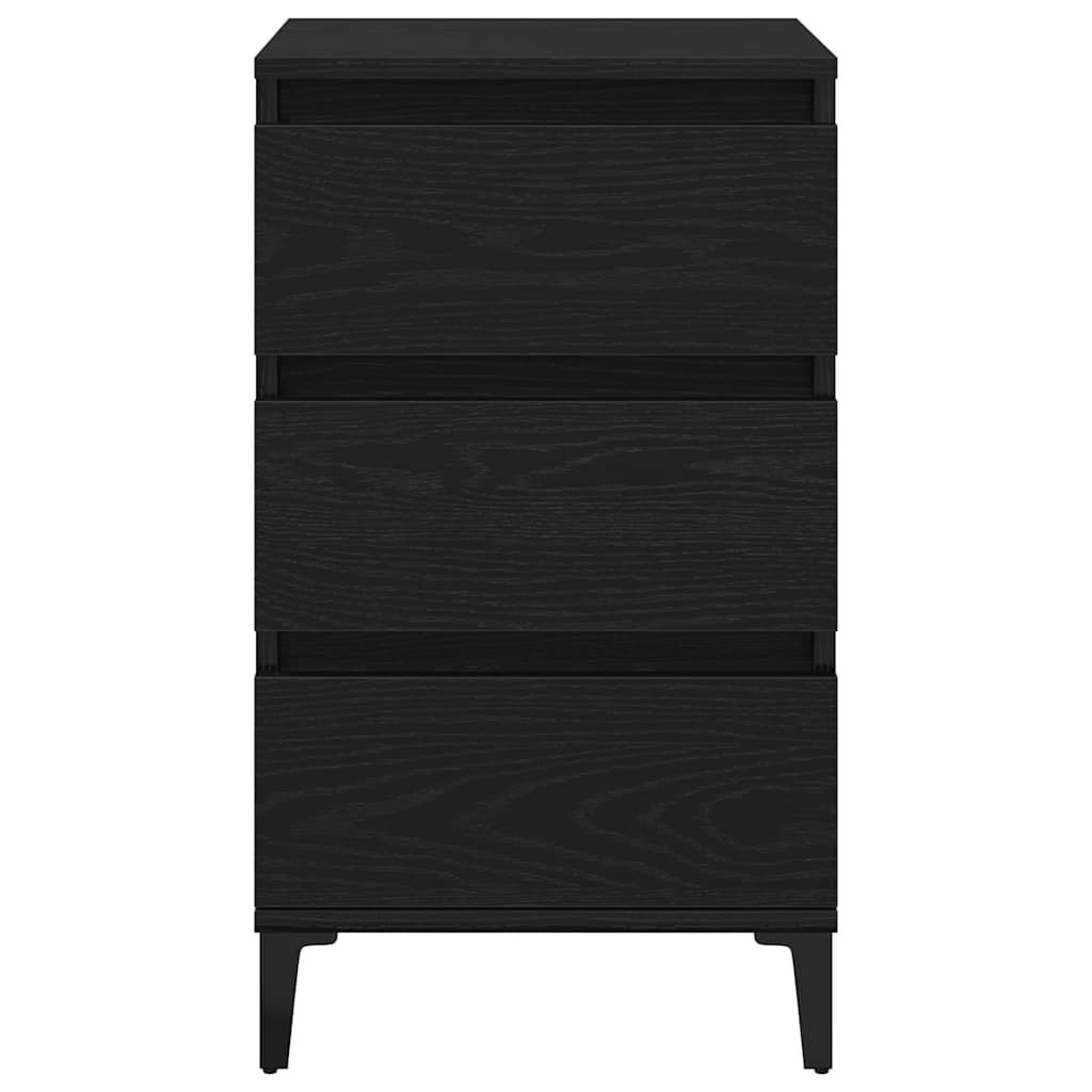 Natskab Sort eg 45 x 35 x 44 cm Konstrueret træ