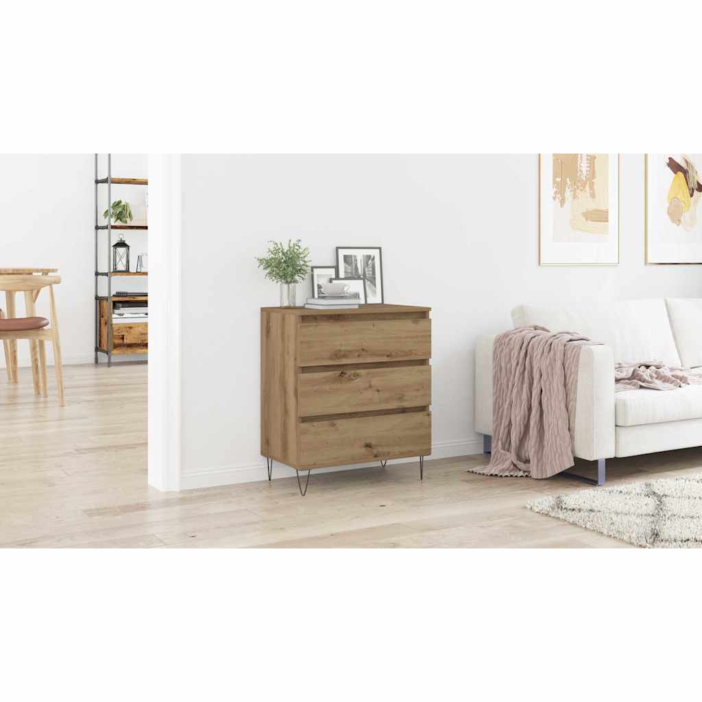 Sideboard Artisan Egetræ 60 x 35 x 70 cm Konstrueret træ