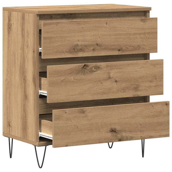 Sideboard Artisan Egetræ 60 x 35 x 70 cm Konstrueret træ