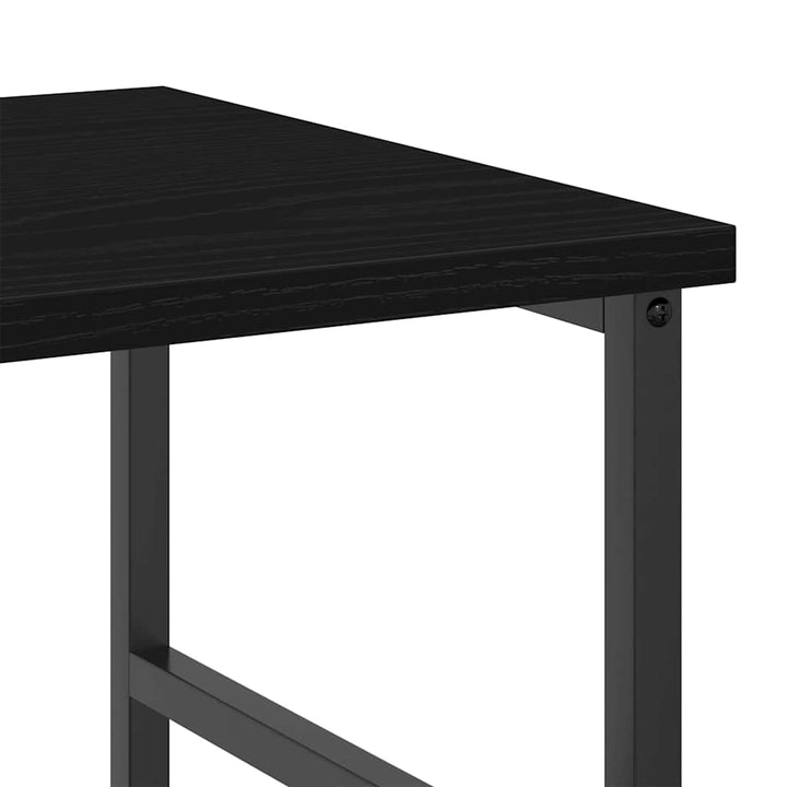 Bogreol Sort eg 50 x 33 x 82 cm Konstrueret træ