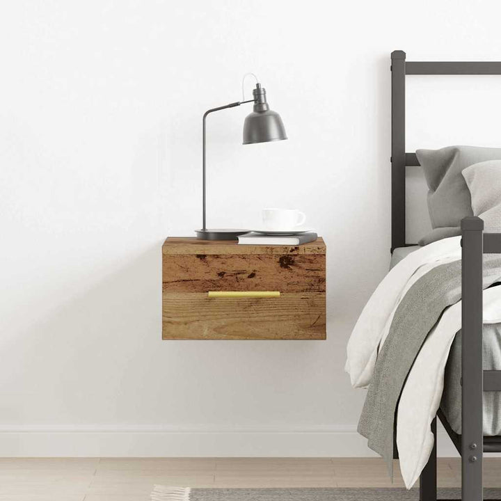 Natskab 35 x 35 x 20 cm Konstrueret træ Gammelt træ
