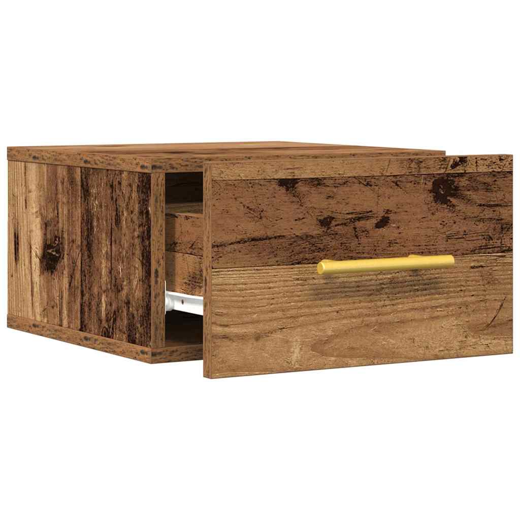 Natskab 35 x 35 x 20 cm Konstrueret træ Gammelt træ