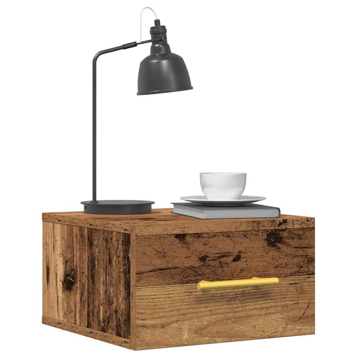 Natskab 35 x 35 x 20 cm Konstrueret træ Gammelt træ