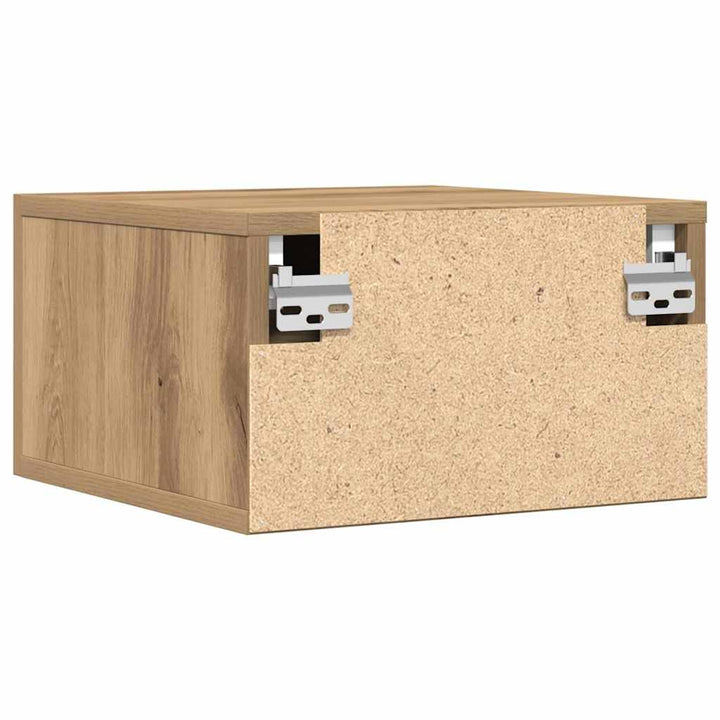 Natskab 2 pcs Artisan Egetræ 35 x 35 x 20 cm Konstrueret træ