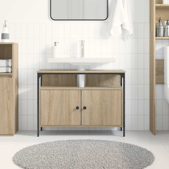 Badeværelsesskabsunder Brun 80 x 30 x 60 cm Konstrueret træ