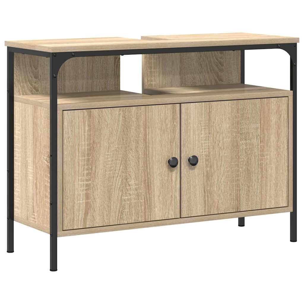 Badeværelsesskabsunder Brun 80 x 30 x 60 cm Konstrueret træ