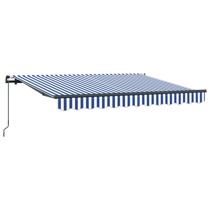 Utrækkelig Markise Blå 250 x 200 cm Stof