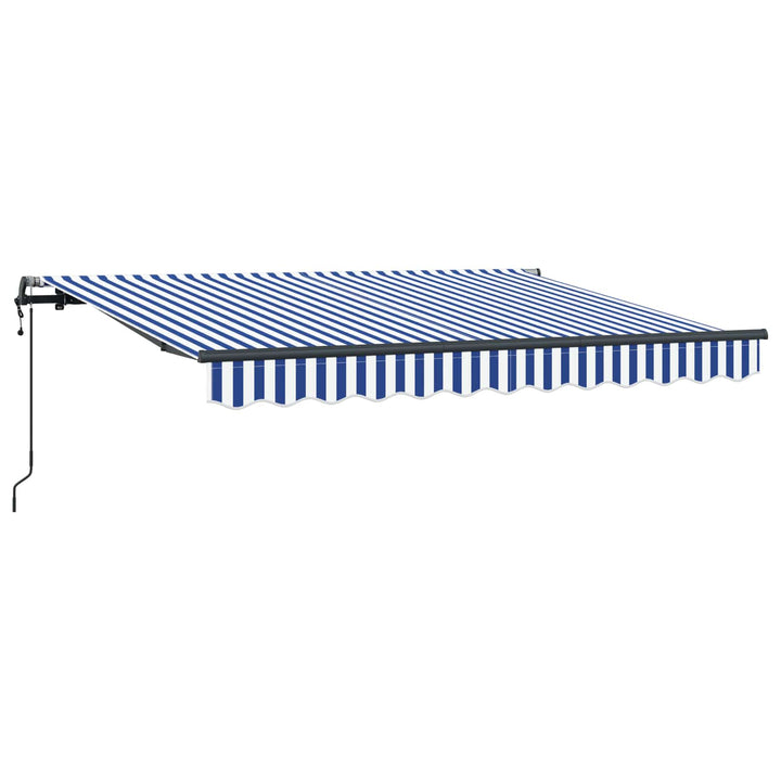 Utrækkelig Markise Blå 250 x 200 cm Stof