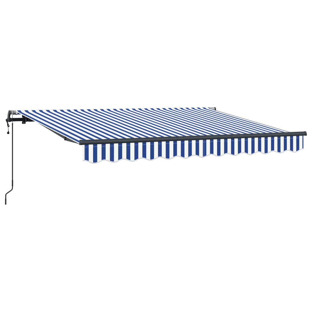 Utrækkelig Markise Blå 250 x 200 cm Stof