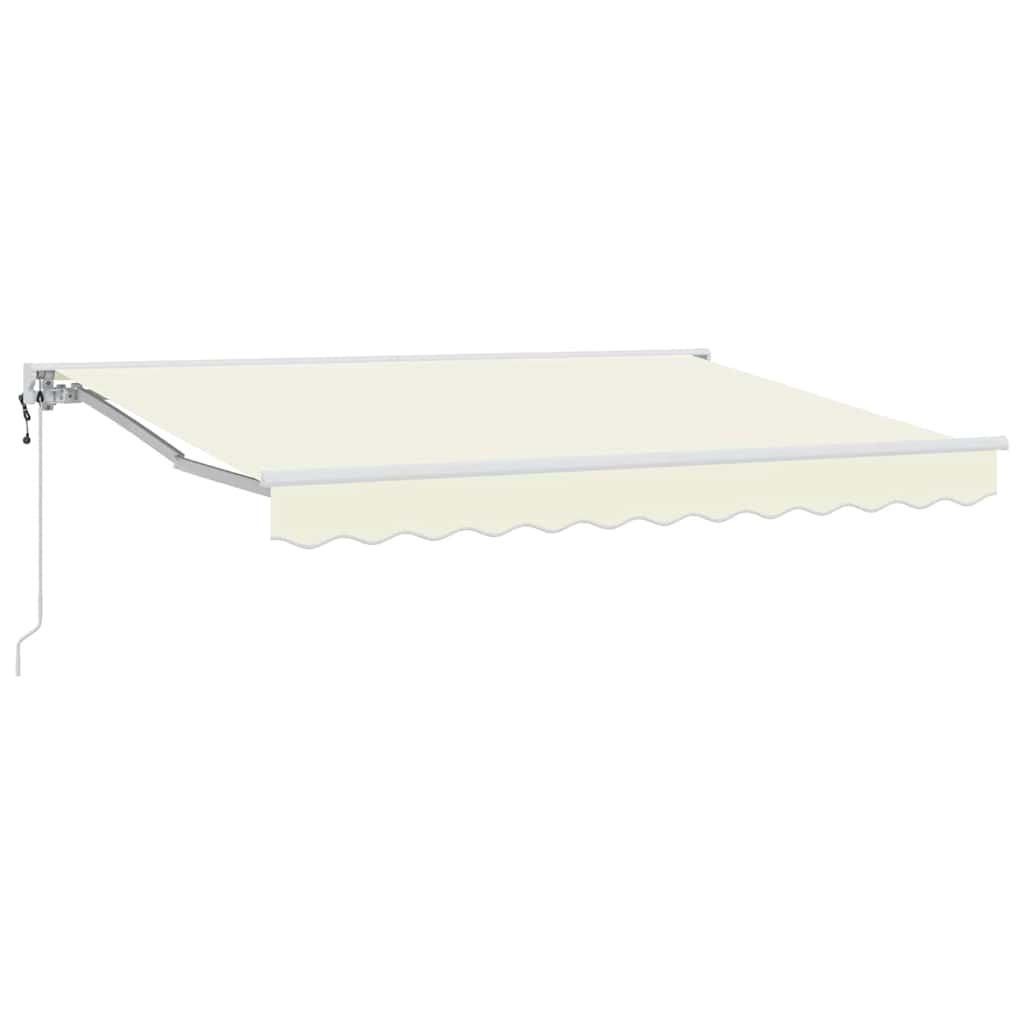 Markiseramme Creme 250 x 200 cm Polyester med PU belægning