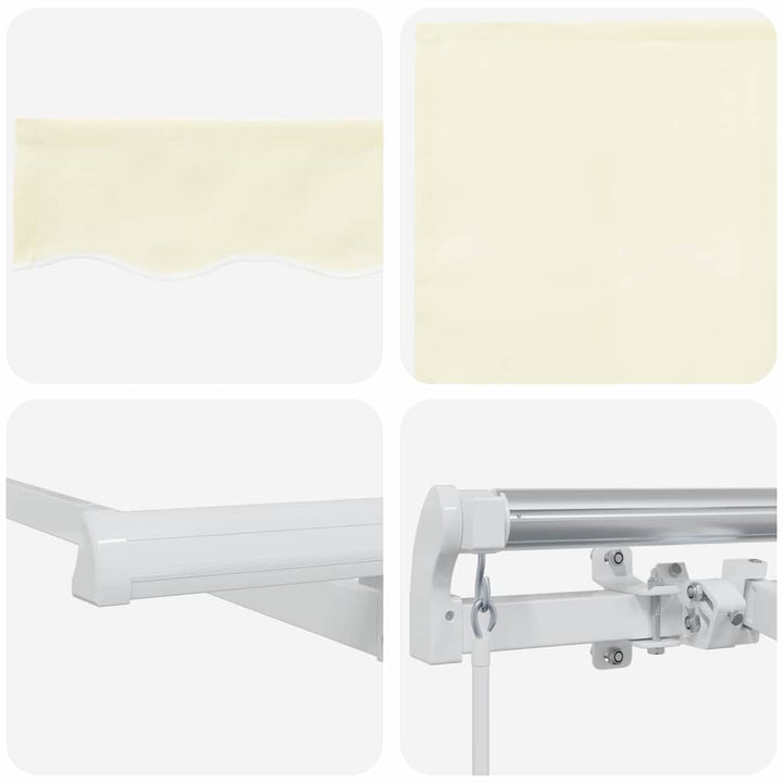 Utrækkelig Markise Creme 250 x 200 cm Stof