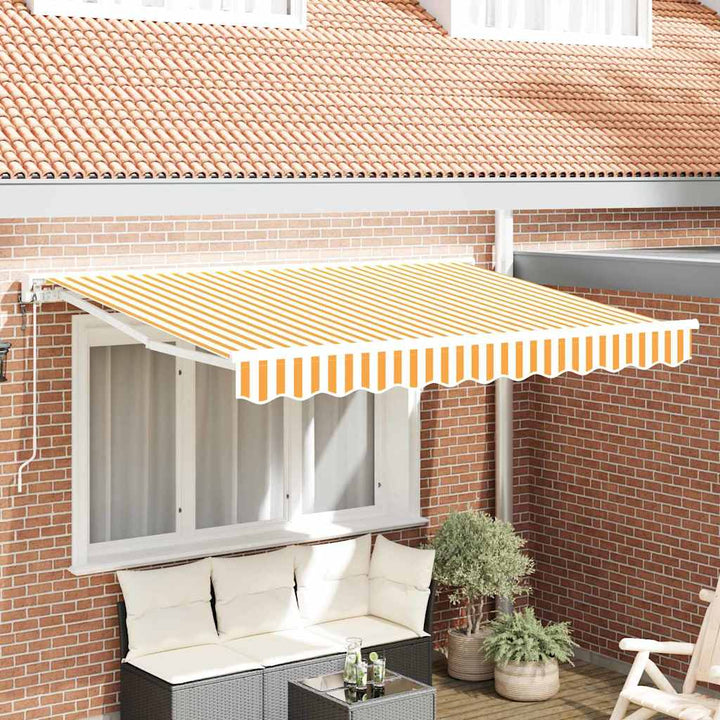 Markiseramme Gul og Hvid 250 x 200 cm