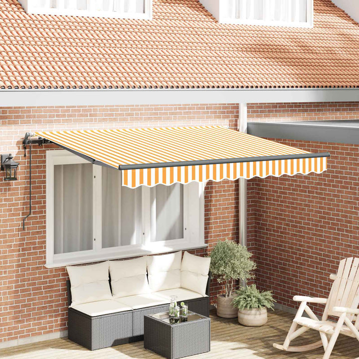 Utrækkelig Markise Gul 250 x 200 cm Stof