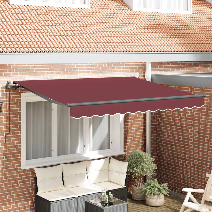 Utrækkelig Markise Bordeaux 250 x 200 cm Stof