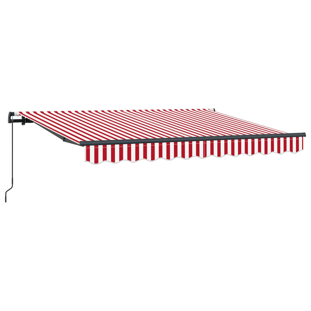Utrækkelig Markise Rød 250 x 200 cm Stof