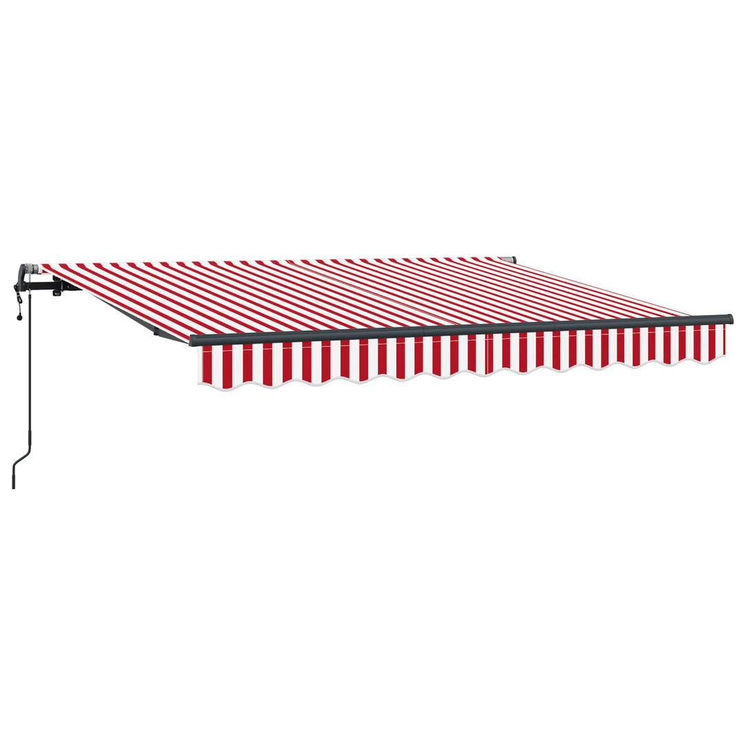 Utrækkelig Markise Rød 250 x 200 cm Stof