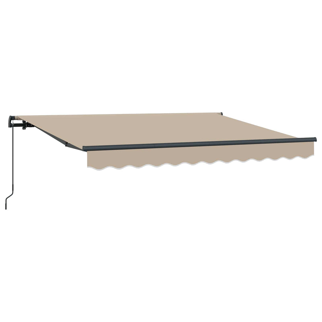 Utrækkelig Markise Beige 250 x 200 cm Stof