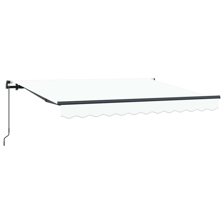 Utrækkelig Markise Hvid 250 x 200 cm Stof