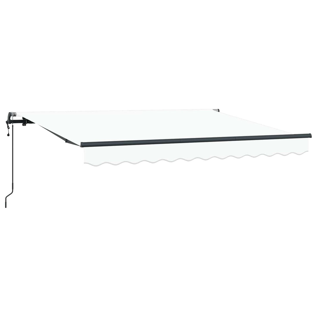 Utrækkelig Markise Hvid 250 x 200 cm Stof