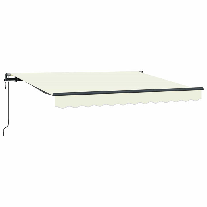 Utrækkelig Markise Creme 300 x 200 cm Stof