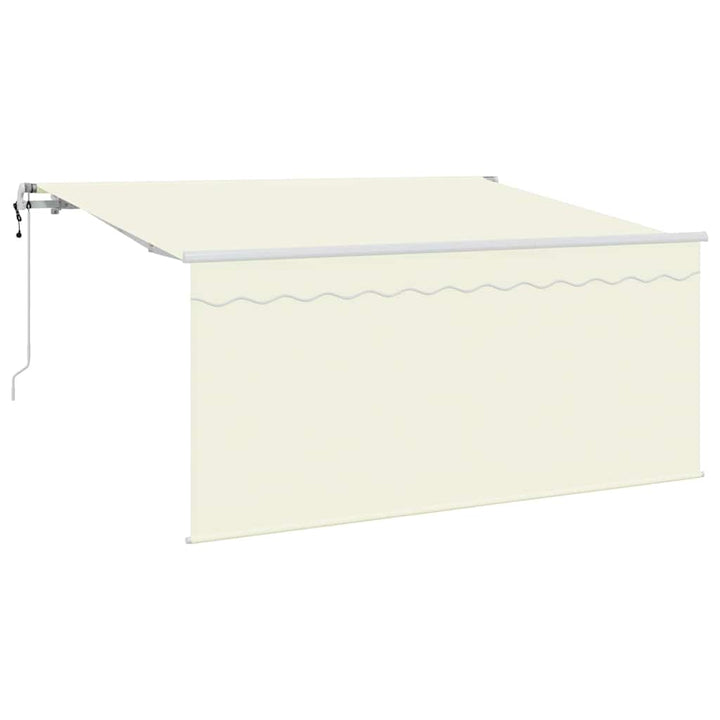Utrækkelig Markise Creme 300 x 200 cm Polyester og Aluminium