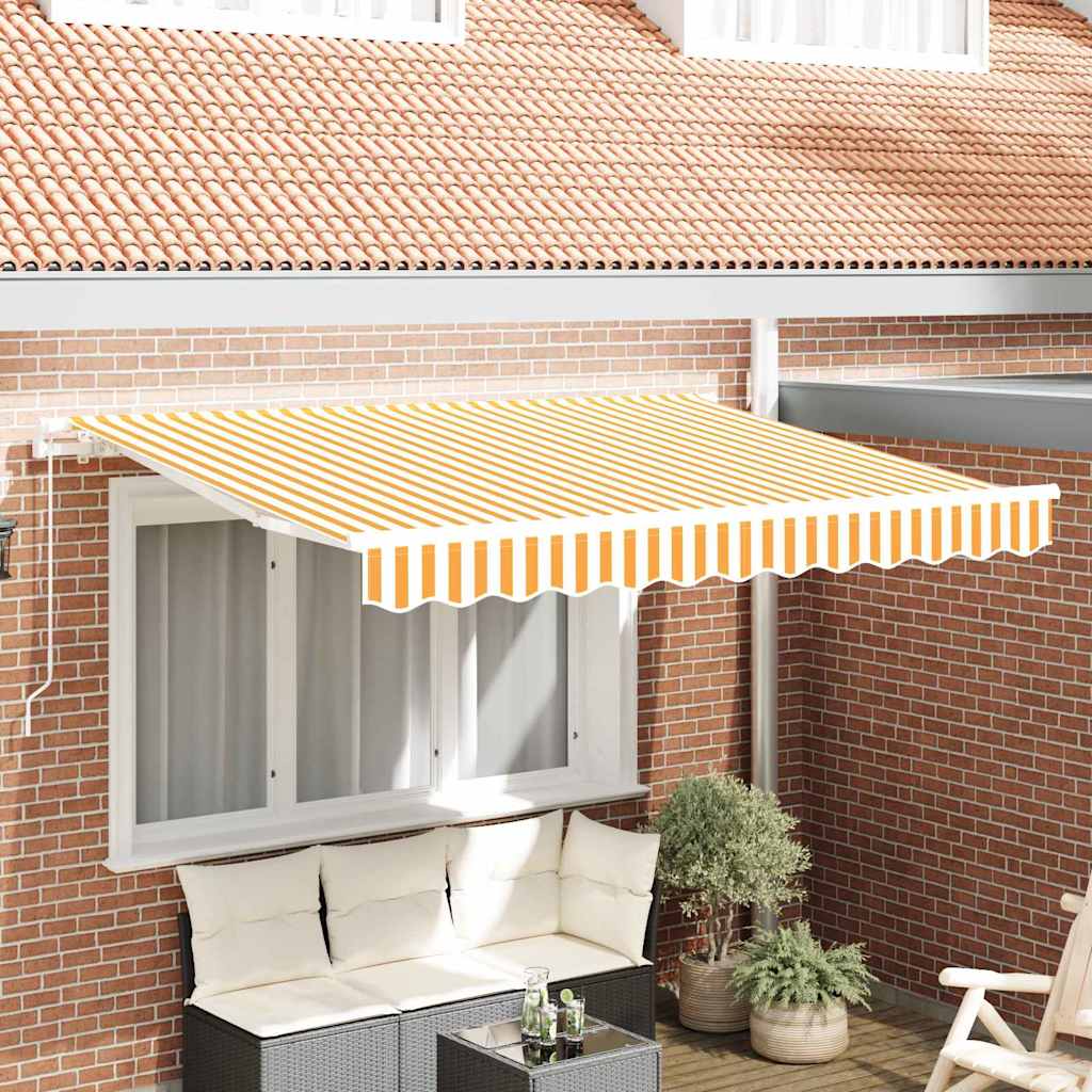Utrækkelig Markise Gul 300 x 200 cm Stof