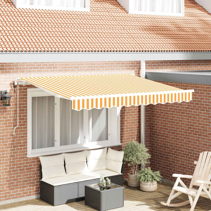 Utrækkelig Markise Gul 300 x 200 cm Stof