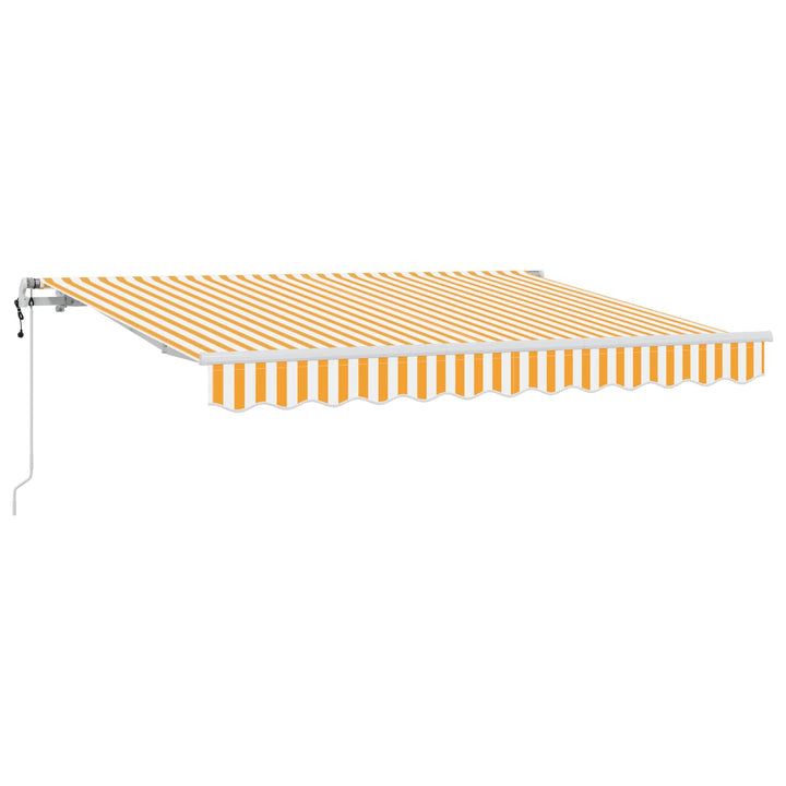 Utrækkelig Markise Gul 300 x 200 cm Stof