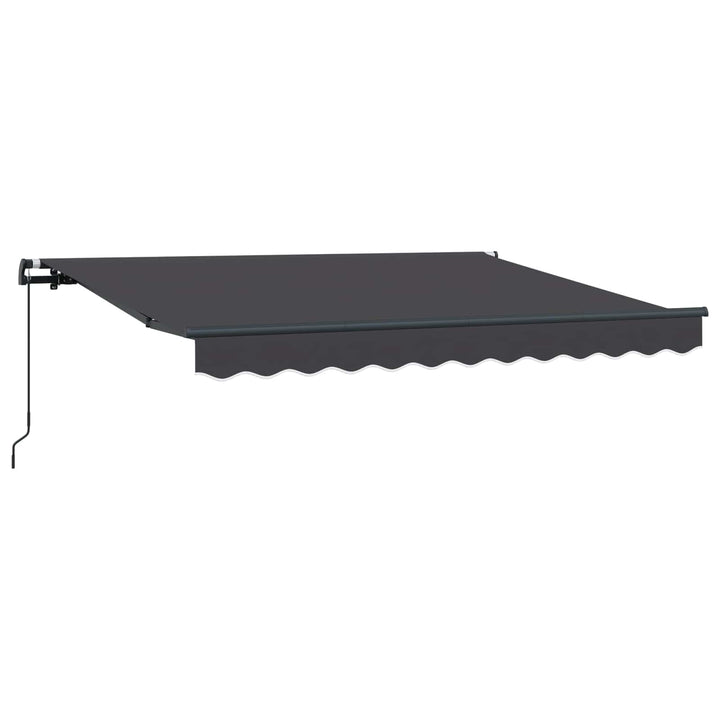 Utrækkelig Markise Antracit 300 x 200 cm Stof